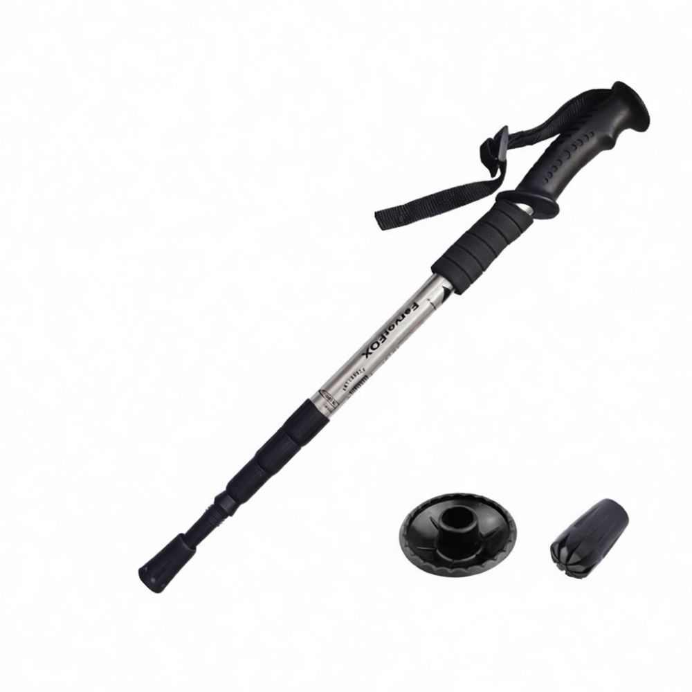 Outdoor Sport Climbing Gear - Essential Aluminum Trekking Pole Adjustable Hiking