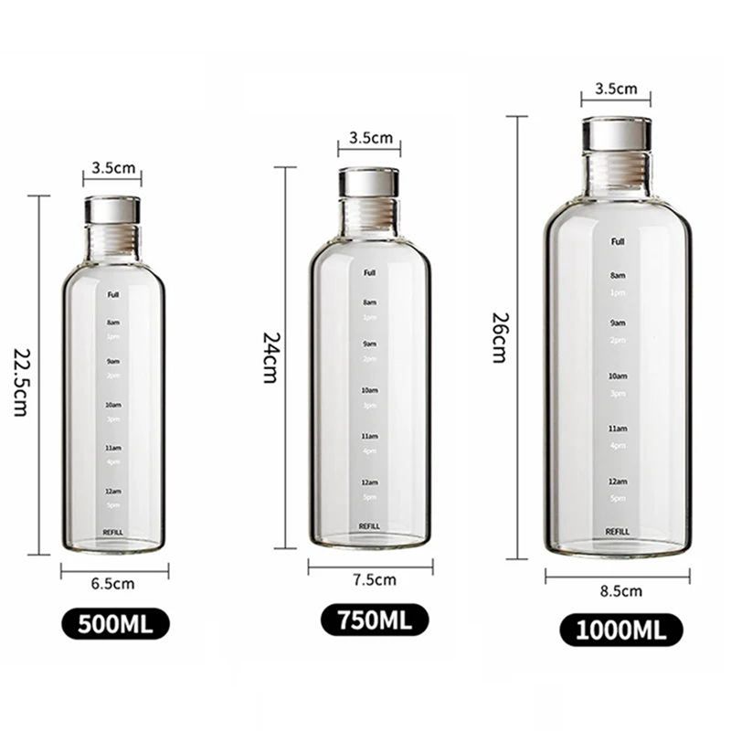 ABUN Borosilicate Glass Sport  - Outdoor Sport Glass Water Bottle ulasan dan harga